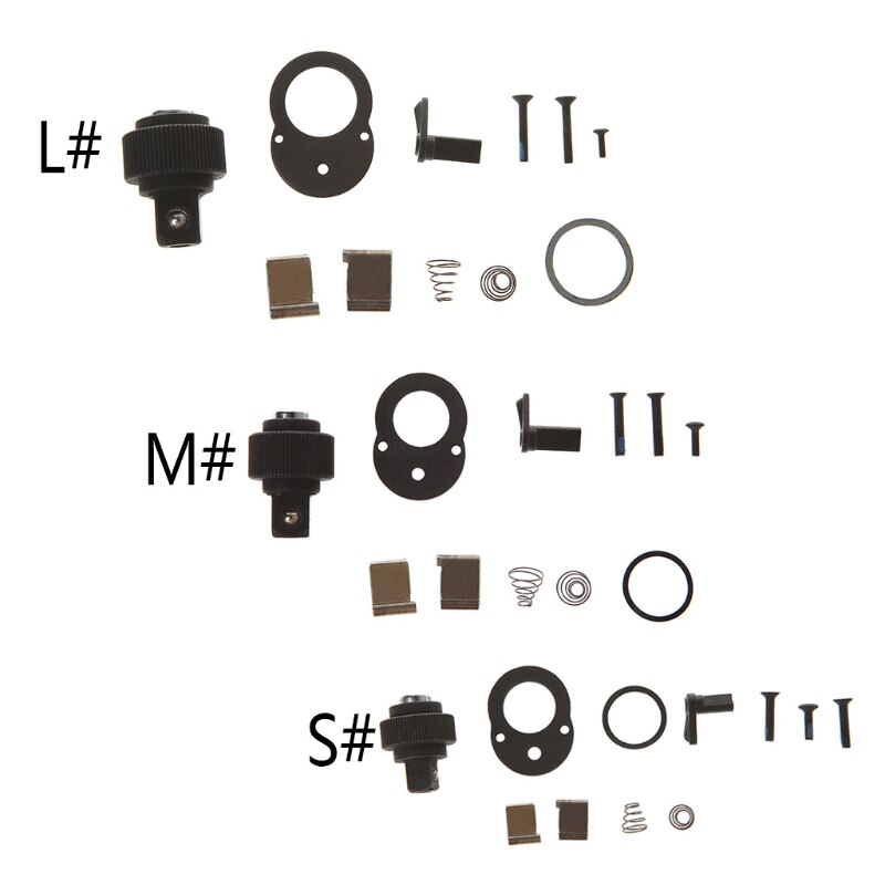 1/4 ''3/8'' 1/2 ''72 Tanden Ratel Dopsleutel Reparatie Accessoire Onderdeel Kit