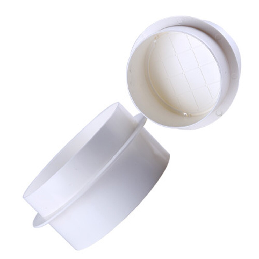 PVC Ventilator Terugslagklep voor Badkamer Bad Een-wat Valve Ronde Pijp 75/80/110/ 160/200/250mm ABS Ventilatie