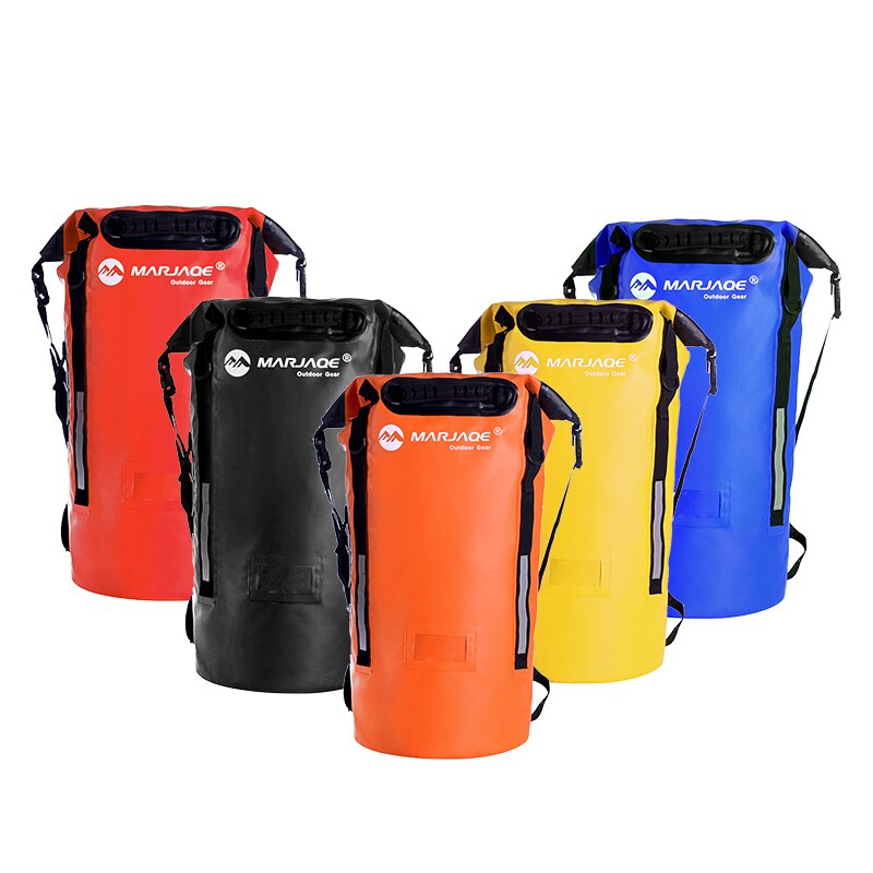 40l udendørs vandtæt rygsæk tørpose sæk opbevaringspose vandreture kanosejlads kajaksejlads svømning drivende flodvandring