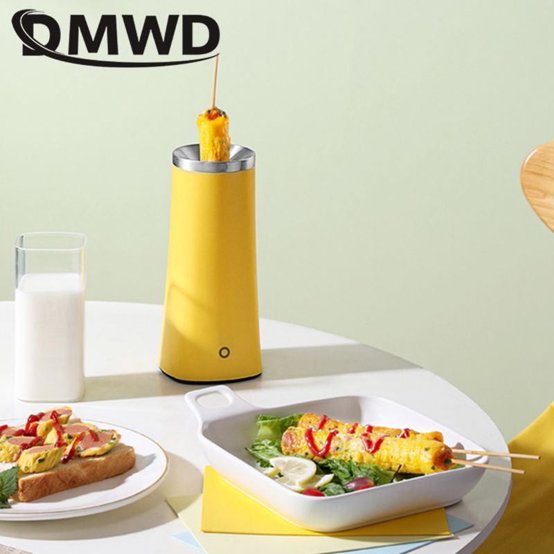 110V 220V Mini Egg Roll maker dog Grill Non-stick Coating Automatic Rising Omelette Sausage Baker Breakfast making Machine