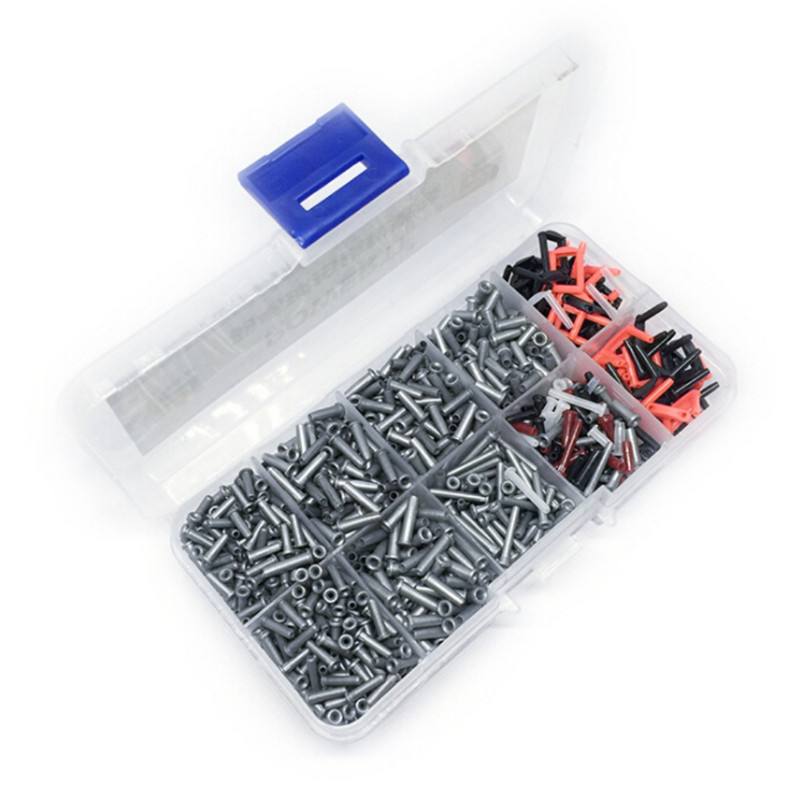 1500pcs/Box Nylon Badminton Racket Grommets Eyelets Bucket Stringing Tools Badminton Sport Accessories