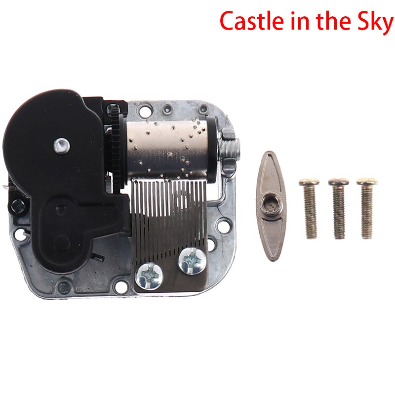 Boîte à musique mécanique à vis, 1 pièce, assemblage de pièces de boîte à musique dédiée: Castle in the sky
