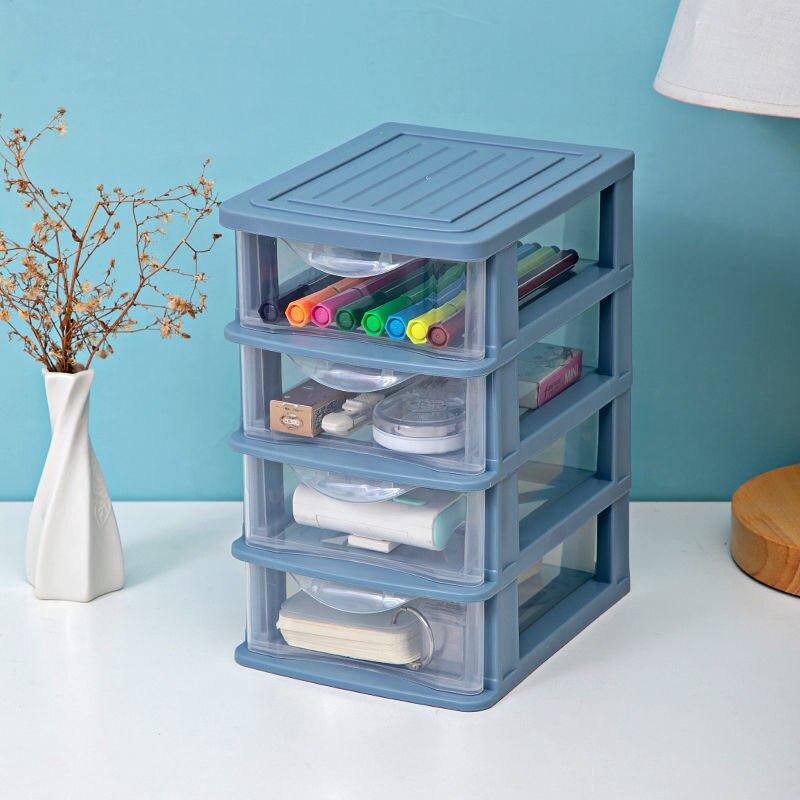 Drawer Organizer Desktop Storage Box Office Finishing Dormitory Stationery Storage Cabinet Makeup Cosmetics Sundries Organizer: G