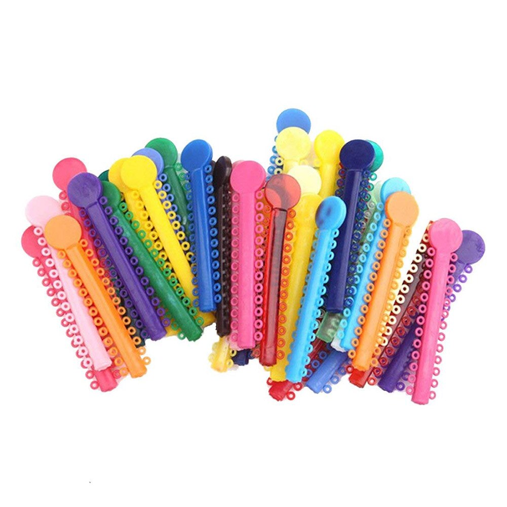 10pcs Dental Orthodontic Ligature Ties Elastic Rubber Bands Tools
