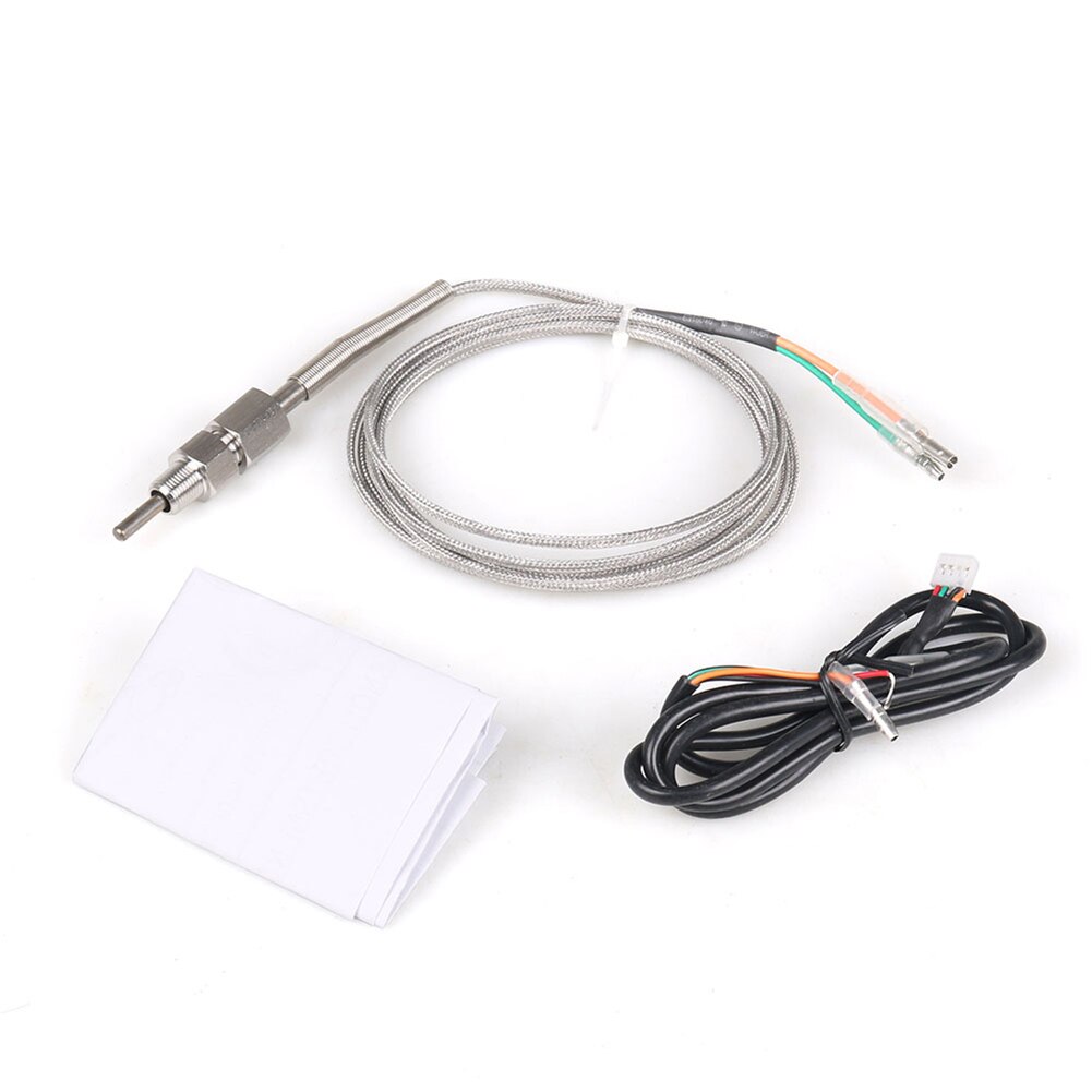 Neue Auto Auspuff Gas Thermometer 3 Ziffern Anzeige Auto Änderung 12V 52mm Abgas Temperatur Meter