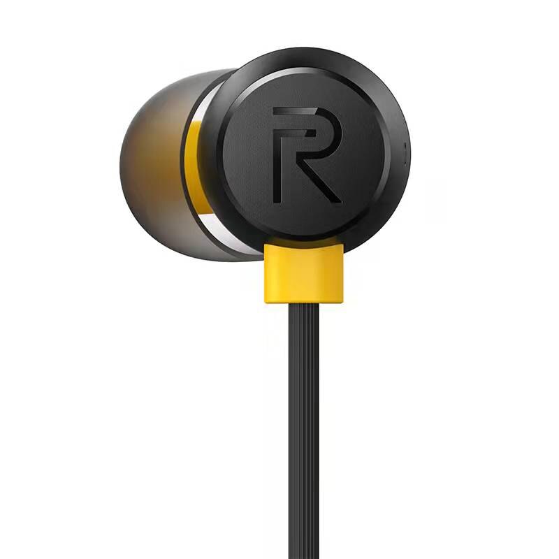 Realme buds 2 original – 3.5mm kabelgebundene stereo-kopfhörer mit bassmusik, sportkopfhörer, laufkopfhörer, freisprechfunktion mit mikrofon
