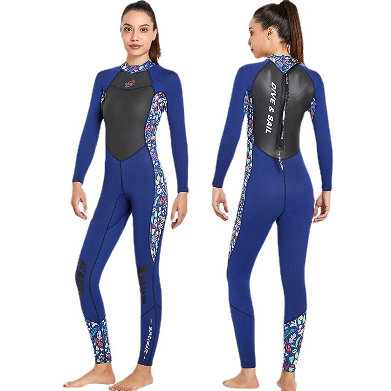 2022 3mm Diving Suit Women Neoprene Wetsuit Plus Size XS-XXL Scuba Wet Suit Spearfishing Surfing Warm Swimsuit