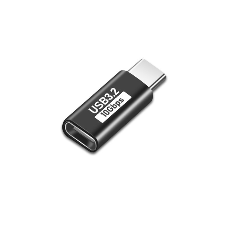 Adaptador USB 3.0 a TYPE-C hembra USB 3.1 Gen 2 Unidad USB de transferencia de alta velocidad Adaptador A revolución C hembra 2.0: Plata