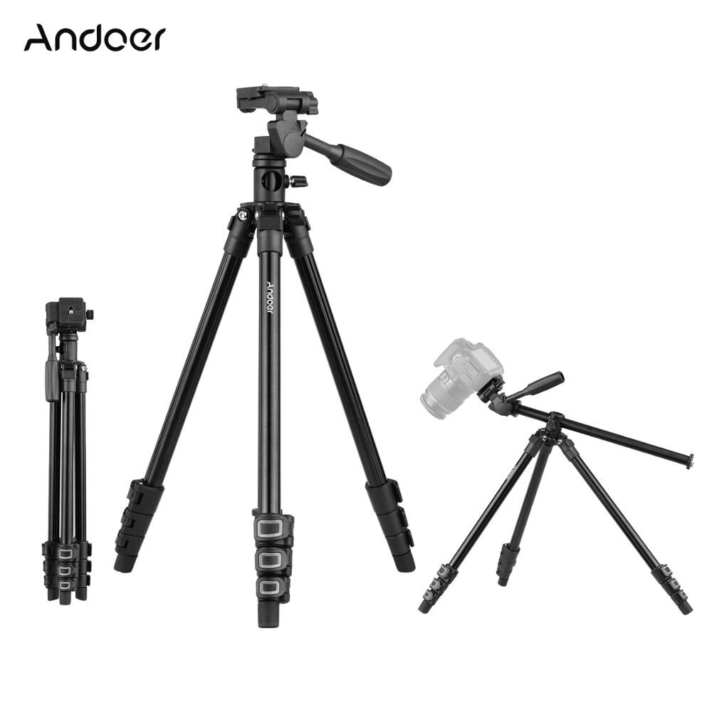 Andoer Q160HA Professionele Video Statief Horizontale Mount Zware Camera Statief Voor Dslr Camera &#39;S Camcorders Mini Projector