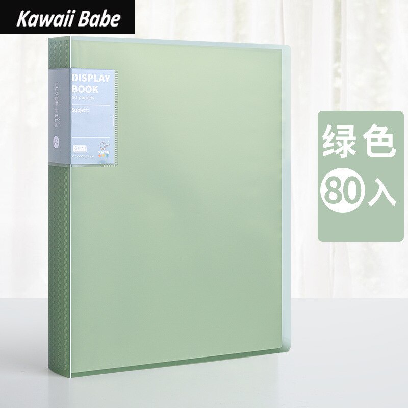 Desk Organizer File Folder 30 40 60 80 Pages A4 Size Piano Music Sheet Document Folder Storage Organizer School Office Supplies: 80pages green