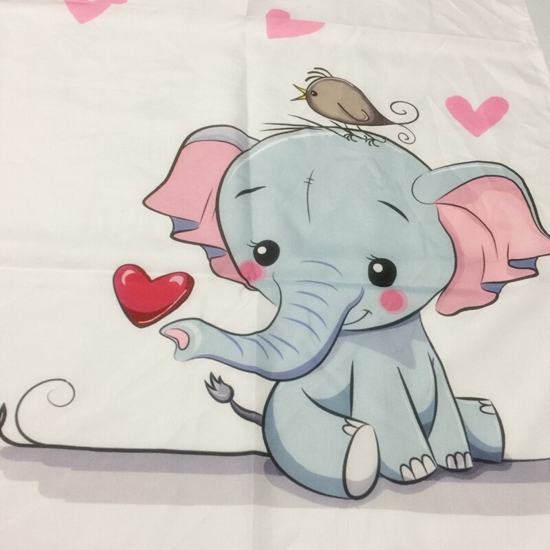 Couverture de bébé tapis de jeu toile de fond éléphant dessin animé nordique anniversaire Photo arrière-plan accessoires