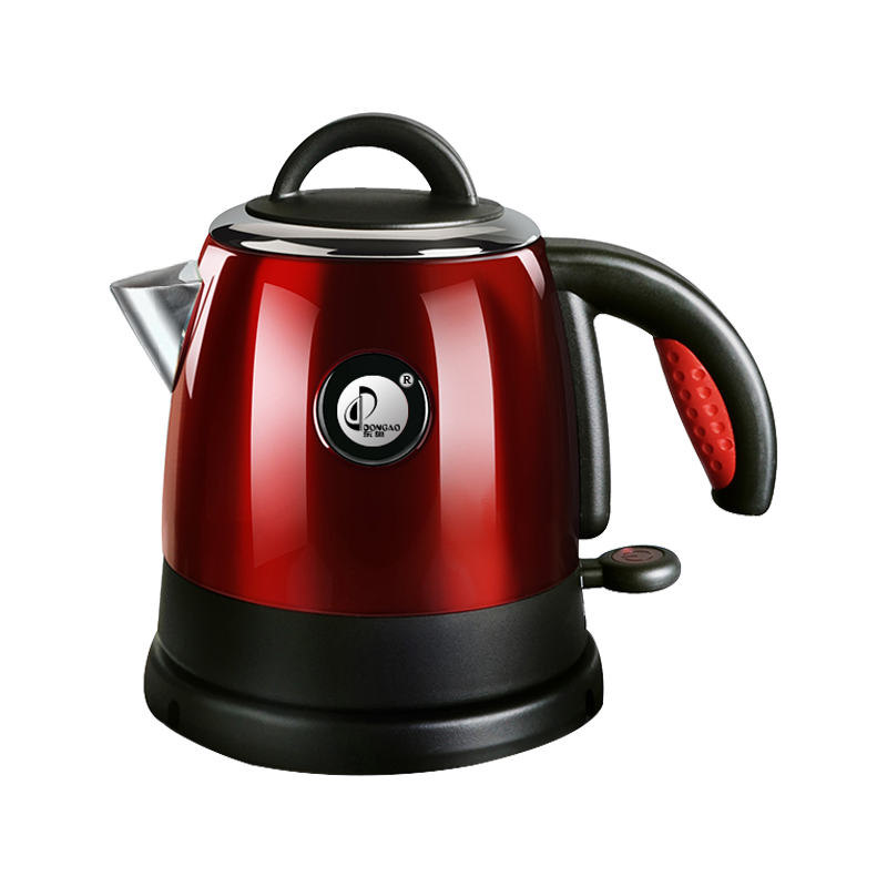 0.8L 1000W Mini electric kettle household small capacity kettle 304 stainless steel travel portable: Red / US