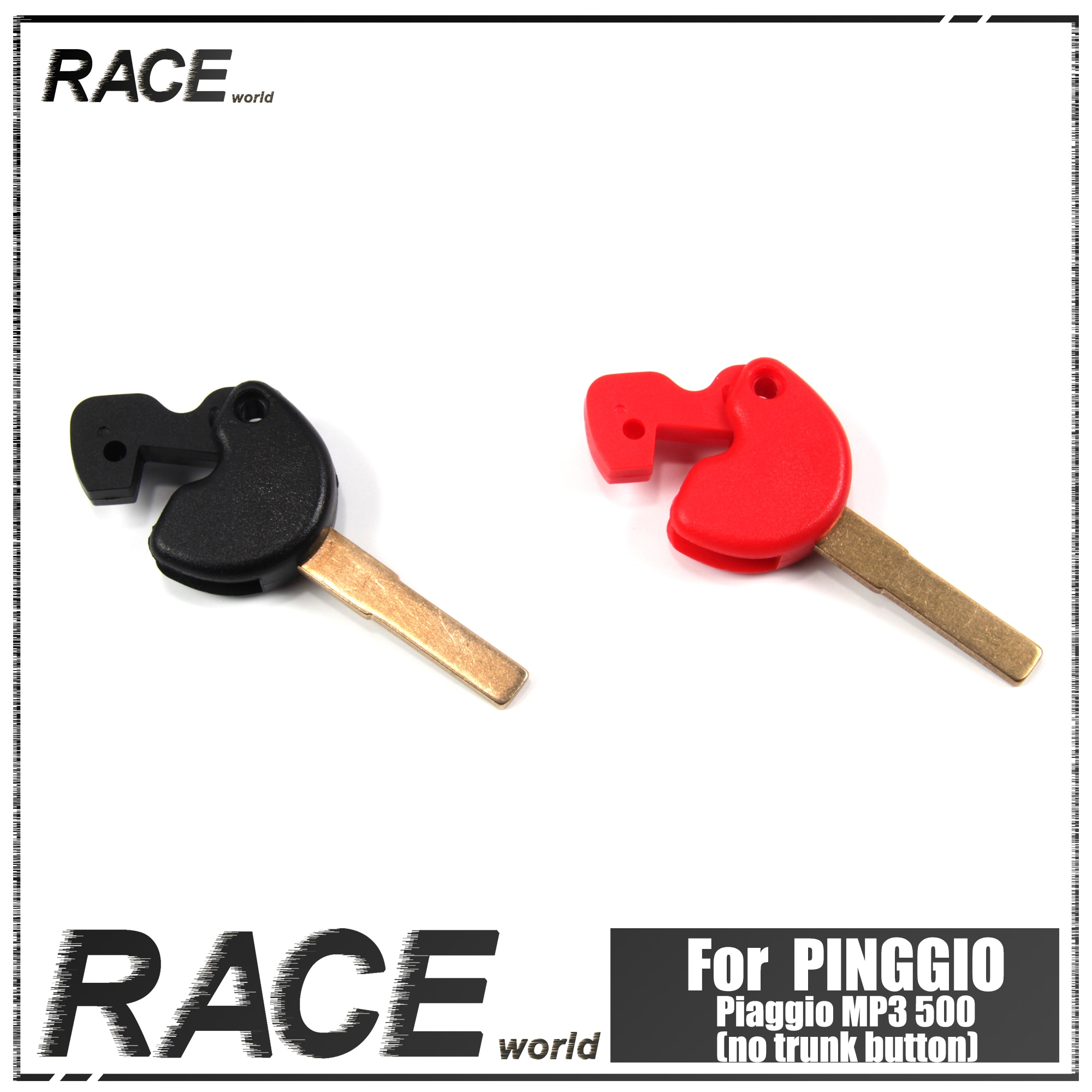 Motorcycle Uncut Blade Blank Key Embryo For PIAGGIO MP3 500 Replacement