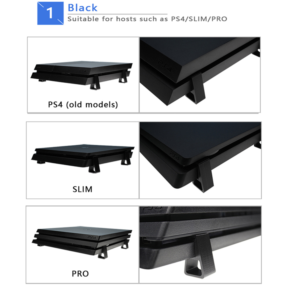 Anti-skid caso di disegno Del Basamento della Staffa Per Playstation 4 Per PS4 Per Sottile Pro Piedi Stand Console Orizzontale Macchina del Gioco di raffreddamento Gambe