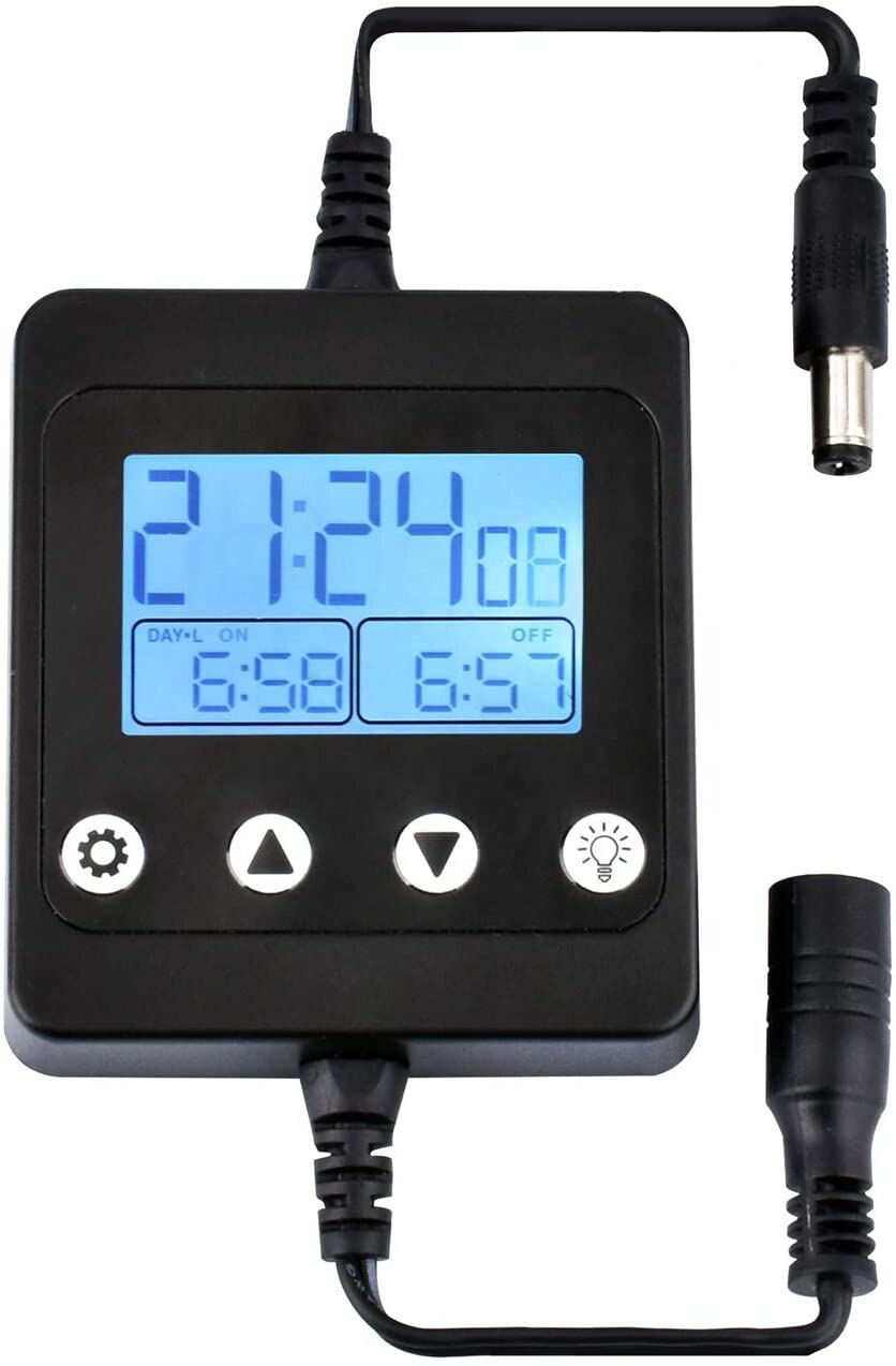 Led Light Controller Dimmer Modulator Met Lcd-scherm Aquarium Accessoires Voor Fish Tank Intelligente Timing Dimmen Systeem: Default Title