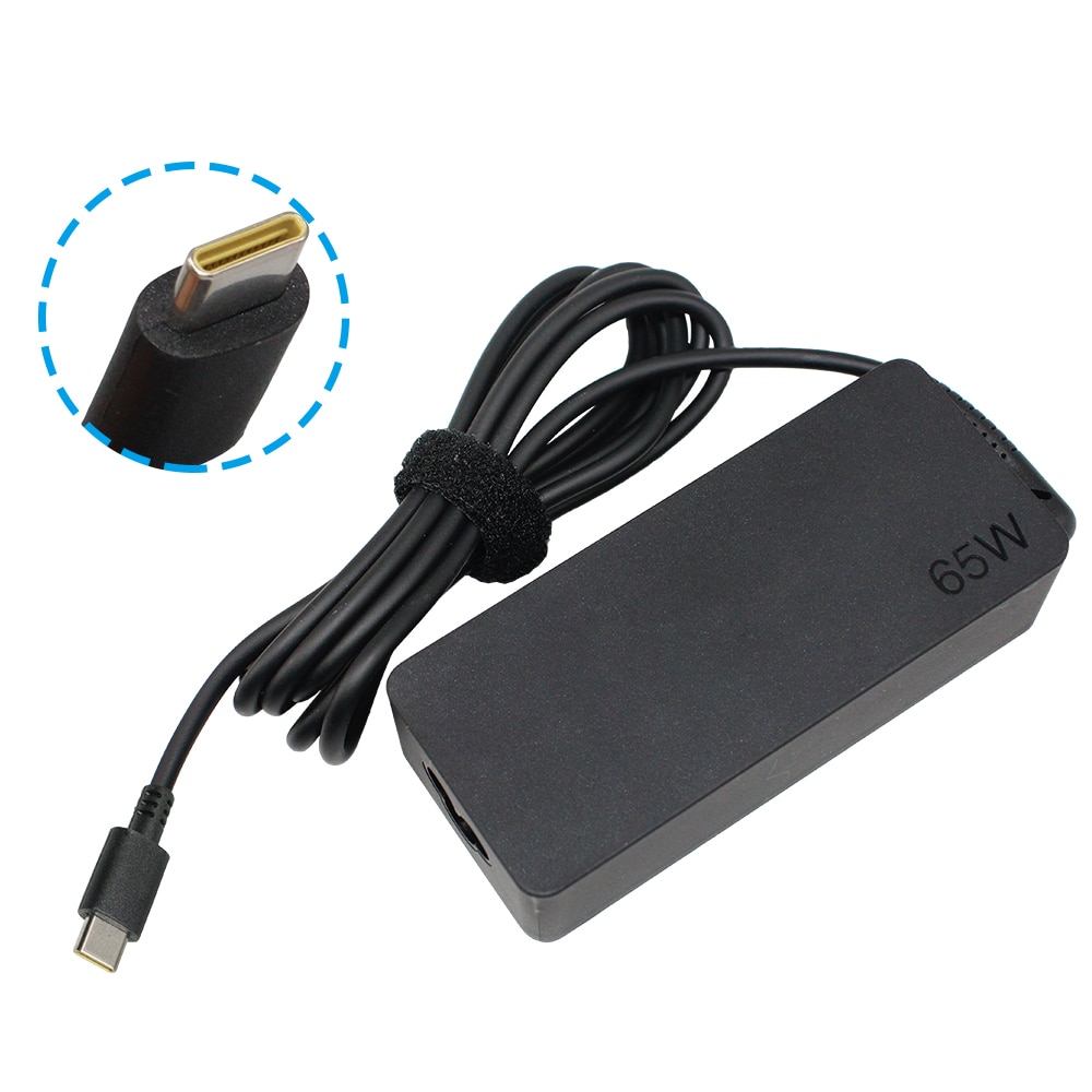 Bærbar lader strømforsyning for lenovo thinkpad 65 watt 20v 3.25a type-c usb vekselstrømadapter adlx 65 ydc 2a