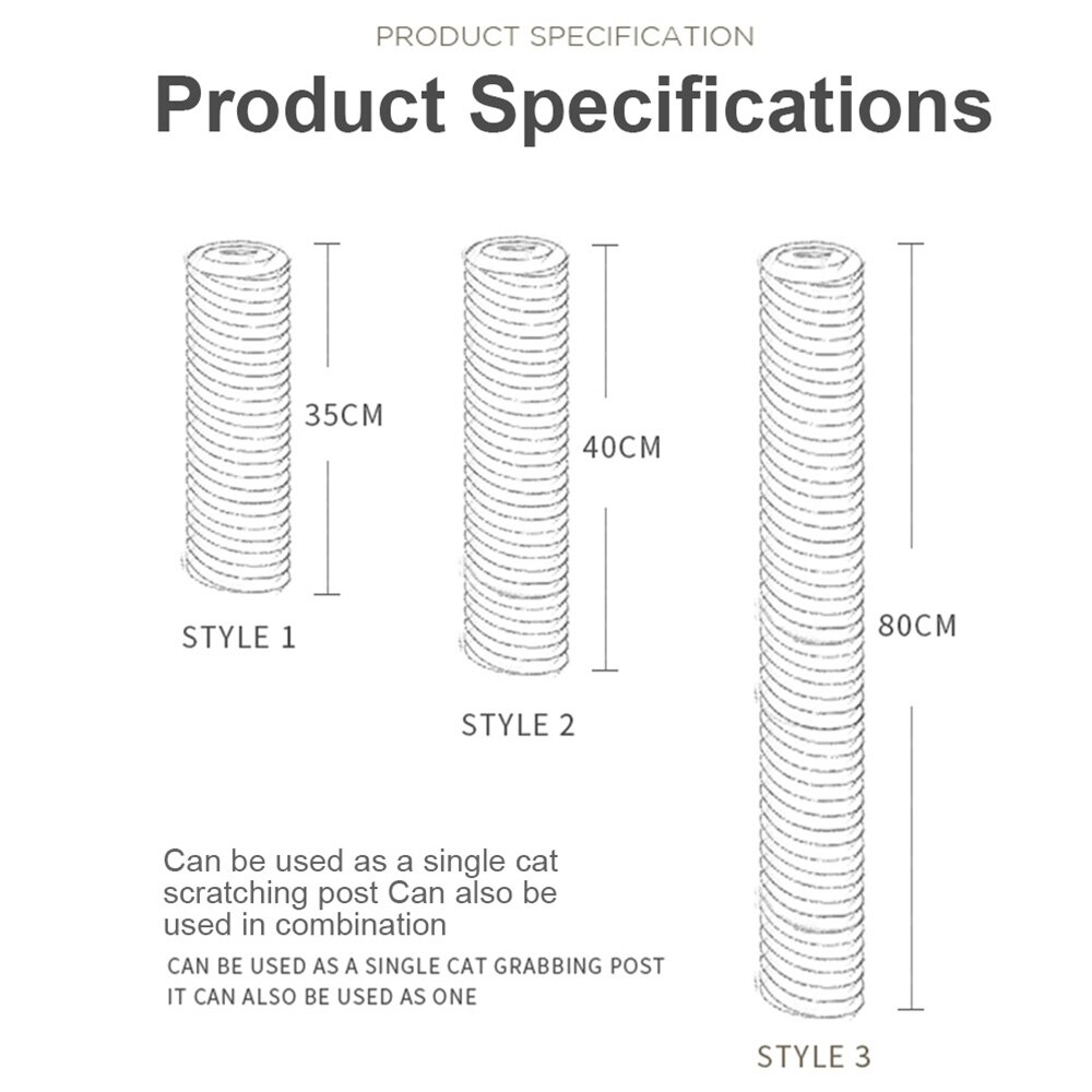 Sisal Cat Scratching Column Cat Cage Special Cat Climbing Frame Cat Scratching Board Cat Toy Cat Tree Cat Rack Cat Furniture