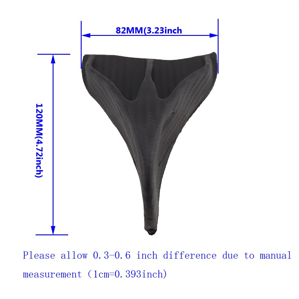 8pcs/Set Universal Carbon Fiber Shark Fin Kit Diffuser Car Roof Wing Windshield Vortex Generator for Windscreen Roof Spoiler