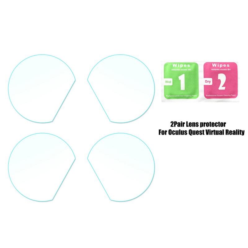 2 Paar Tpu Zachte Film Anti-Kras Dust-Proof Lens Protector Hd Transparante Film Voor Oculus Quest oculus Rift S Oculus Gaan: Default Title