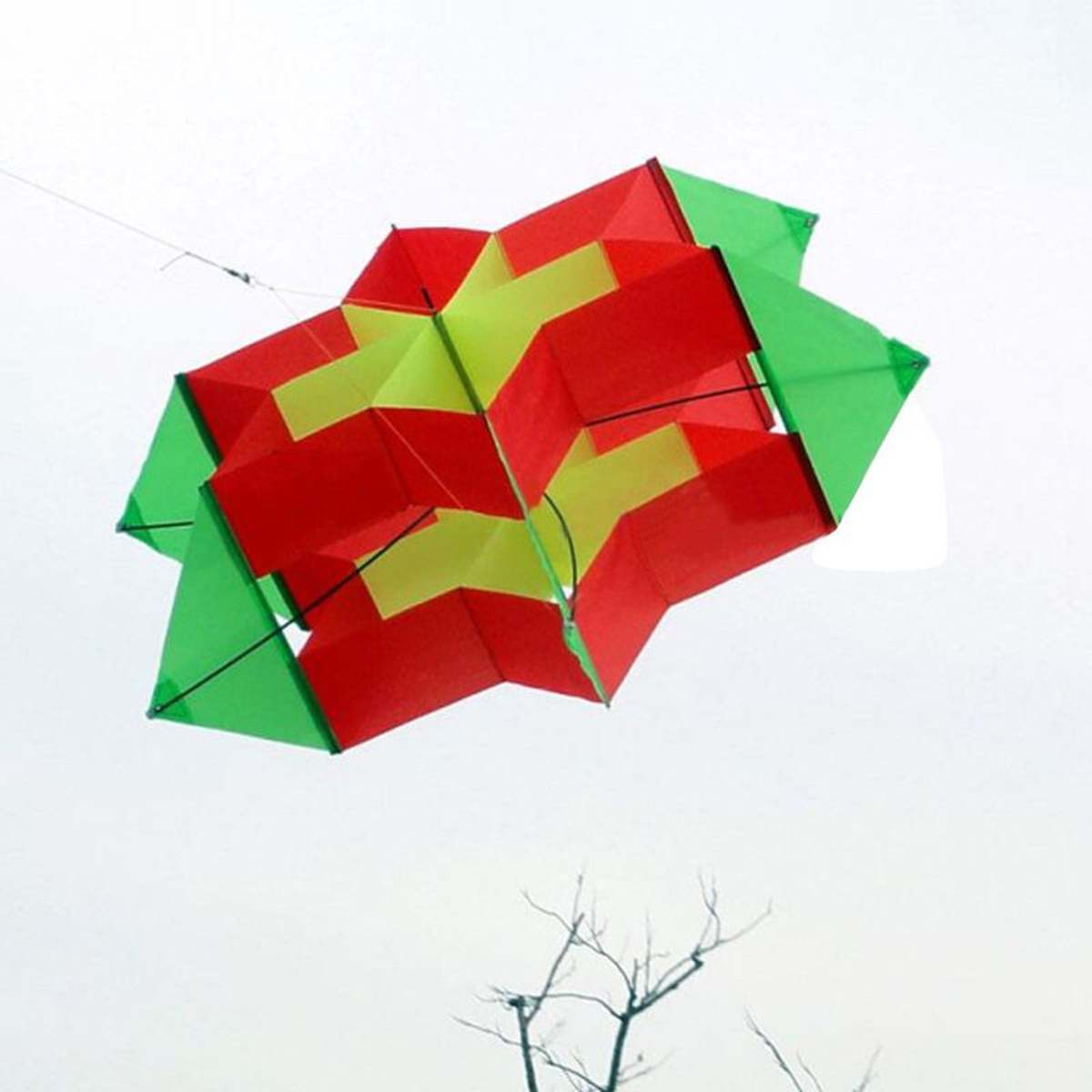 3d colorido hexágono ameixa flor pipa única linha frp voando kite diversão ao ar livre esporte crianças brinquedo fácil voar com conectar vara linha
