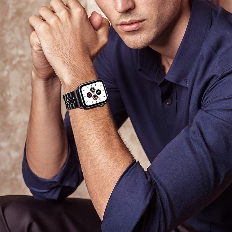 Stalen horlogeband voor Apple Watch Ultra Band ultra 49 mm 40 mm 44 mm Metaal 38 mm 42 38 IWatch-serie 10 9 8 7 6 SE 5 4 45 mm 46 mm