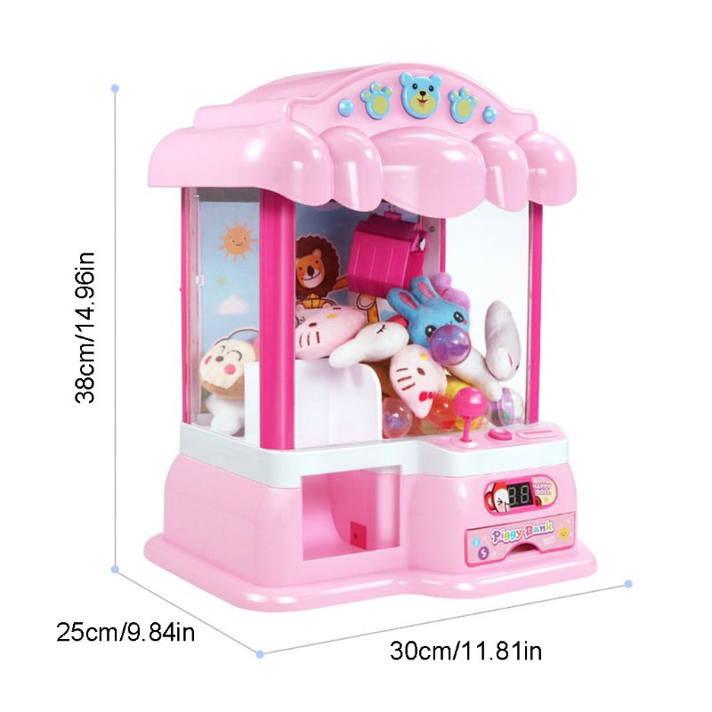 Claw Arcade Game Candy Dispenser Clip Doll Machine for Kids Birthday & Christmas for Children