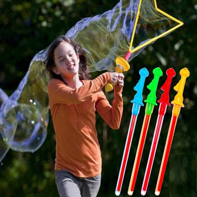 Bubble Sticks Boog Driehoek Stijl Grappig Speelgoed Grote Bubbble Western Zwaard Vorm Kids Zeepbel Speelgoed Outdoor Speelgoed