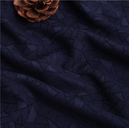 Geweven Stof Van Katoen En Linnen Driehoek Jacquard Jurk Qipao Jurk Etnische Stijl Stof