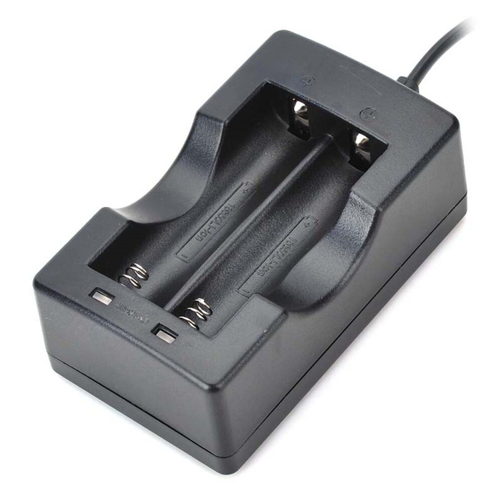 LED flashlight 18650 lithium battery charger US standard voltage 100-240V