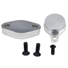 For Ls Egr Delete Intake/Exhaust Block Off Plate Lsx Silverado 4.8L 5.3L 6.0L Lq4: Default Title