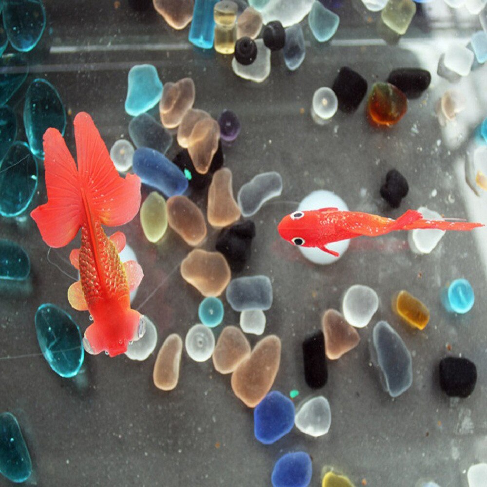 Artificial Swim Glowing Effect Animal Aquarium Decoration Fish Tank Underwater Live Plant Luminous Ornament Aquatic Landscape