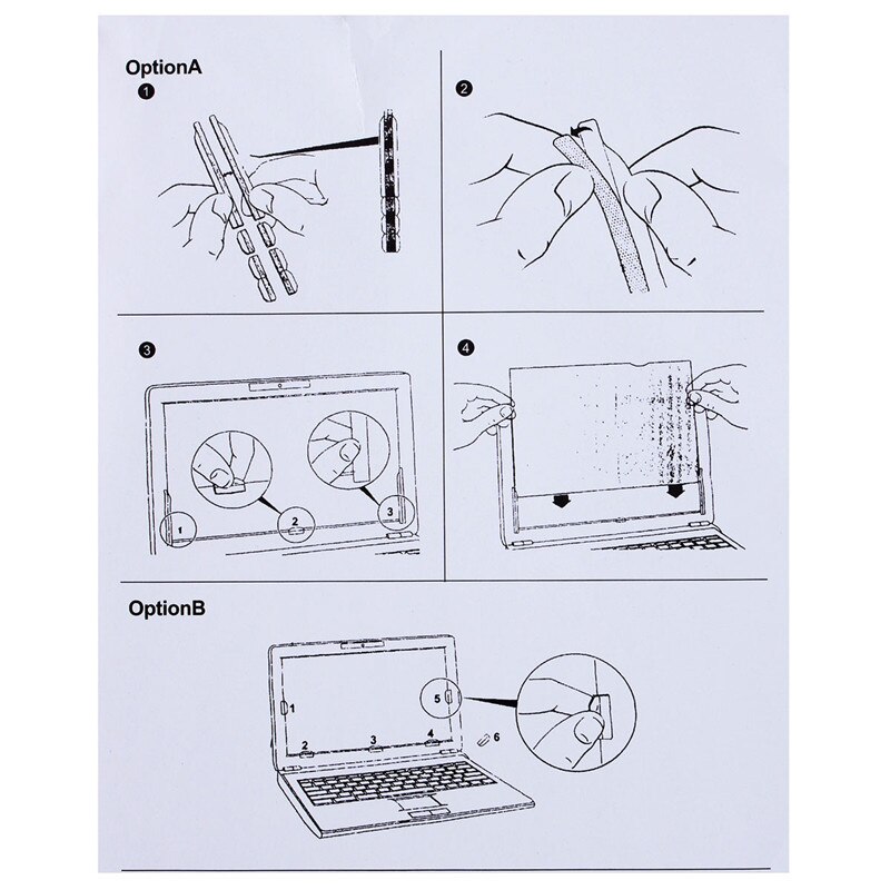 14 inch Privacy Screen Filter Anti-peeping Protector film for 16:9 Widescreen Laptop 310mm*174mm