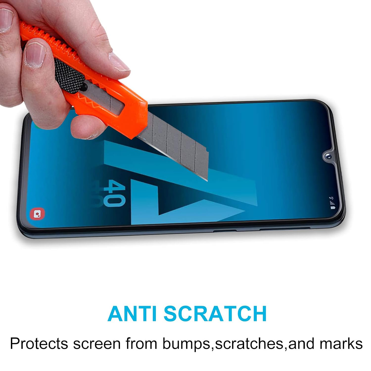 Voor Samsung Galaxy A40 A40s gehard glas screenprotector glas