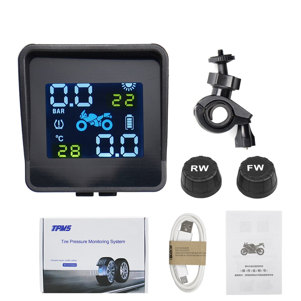 Tpms bluetooth  /4.0 universel ekstern dæktrykssensor v -11b understøtter ios android telefon dæktrykssensor