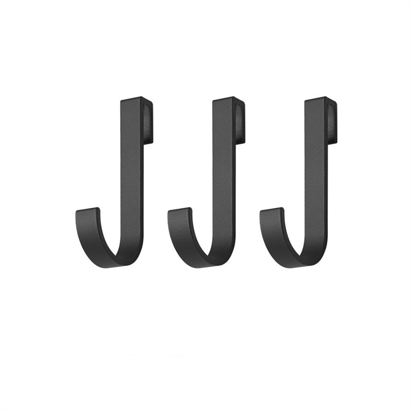 Multi-Purpose Hooks Kitchen Cabinet Door Back Hook Hanging Rack Clothes Coat Hat Towel Hanger Storage Hook Bathroom Accessories