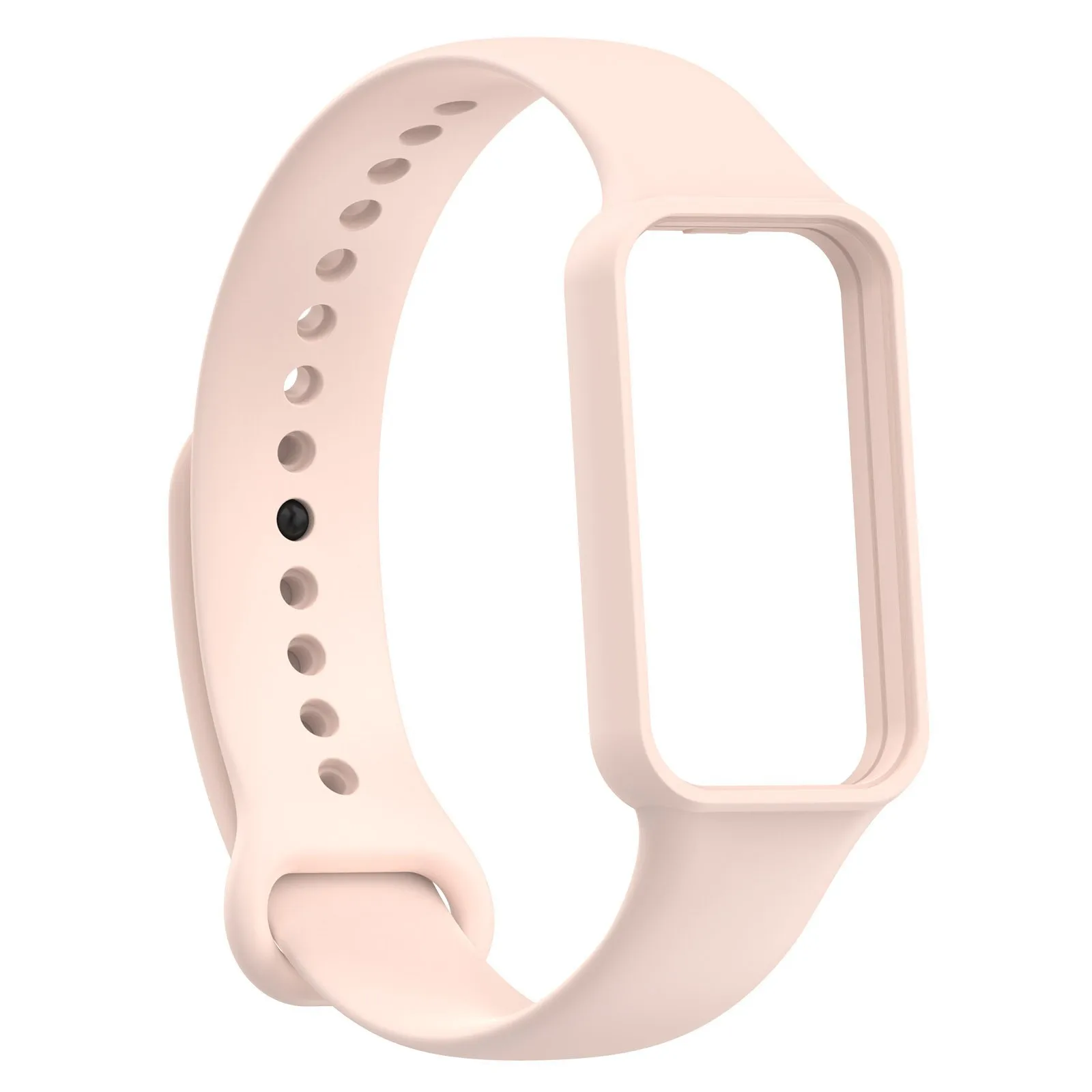 Silikon klokkerem til huami amazfit band 7 smartklokkerem armbånd soprt armbånd til amazfit band 7 remspenne: Svart hvit