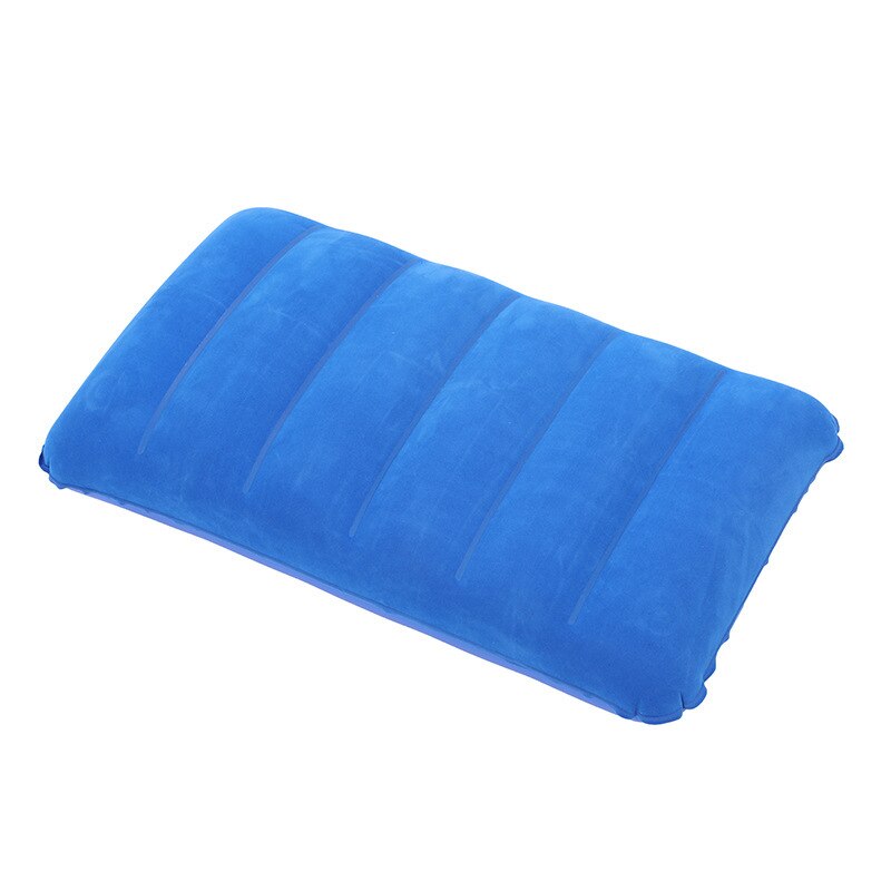 Inflatable Pillow Camping Air Pillow Ultra Light Hiking Sleeping Pillow Outdoor: Royal blue