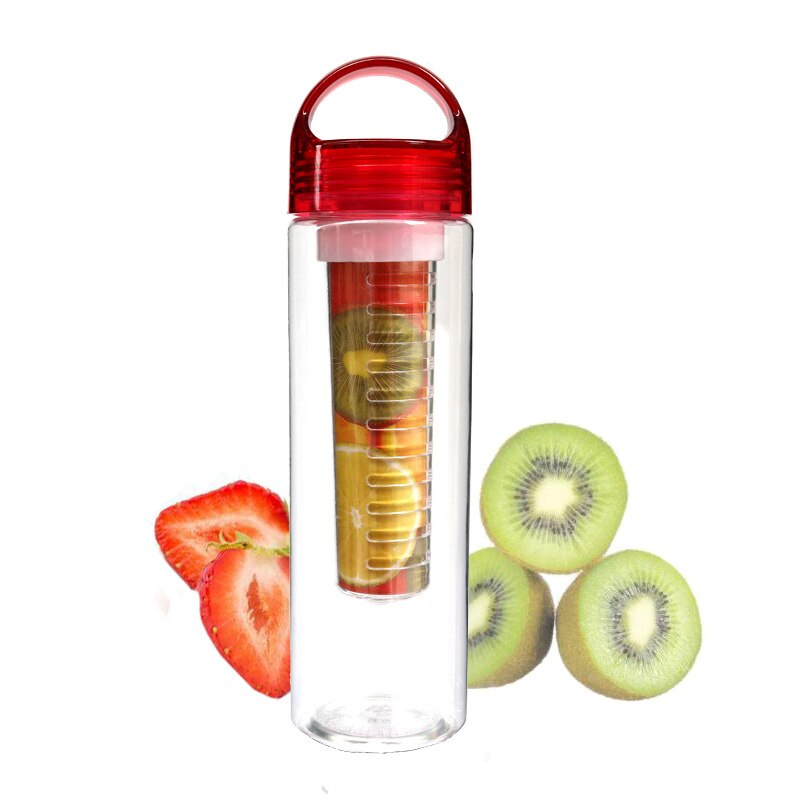 800 Ml Draagbare Fruit Infusing Infuser Water Fles Sport Citroensap Fles Flip Deksel Outdoor Wandelen Klimmen Camp Flessen: 02