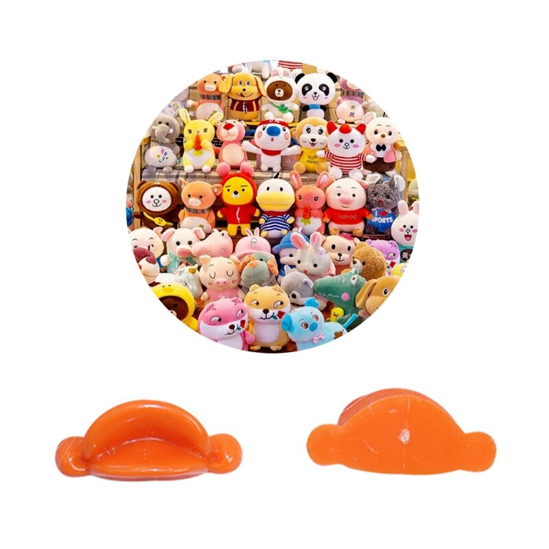 Mini pato desmontable de plástico, Boca de pato, manualidades, interactivo, reemplazo de Nariz de pato, 10 piezas