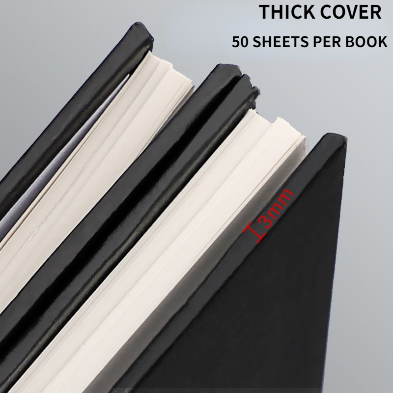 Thick Cover 16K/8K/A4 Art Marker Sketchbook 50 Sheet Blank Painting Drawing Graffiti Paper Sketch Pad Supplies School Stationery