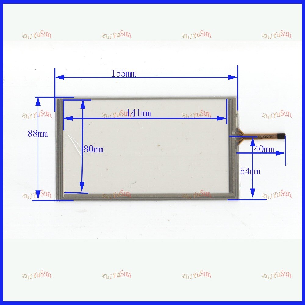 ZhiYuSun NEUE ZCR-0962 für 6,2 GPS GLAS 155*88 stirbt ist kompatibel Neue Touchscreen 155mm * 88mm ZCR0962