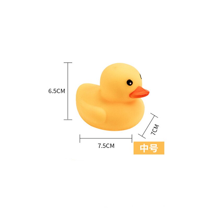 Klinkende Rubber Vinyl Eend Training Hond Kat Hond Tanden Baden Speelgoed Huisdier Speelgoed Kleine Gele Eend Honden Huisdieren Accessoires: Meidum