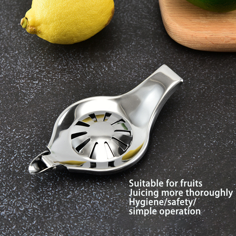 Portable Manual Juicer Squeezer Hand Pressure Stainless Steel Kitchen Bar Tools Lemon Juice Fruit Pressing Healthy Lifestyle