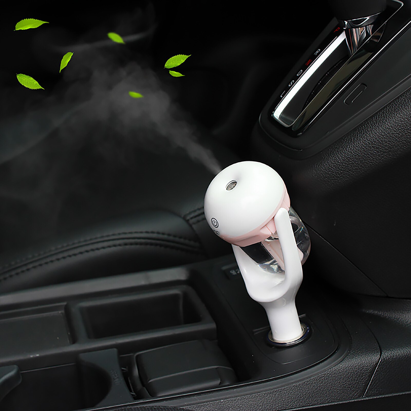 Car Air Humidifier 12v Touching Button Safe Compact Aromatherapy Diffuser Car Fogger Cool-Mist Maker Aromatherapy Machine