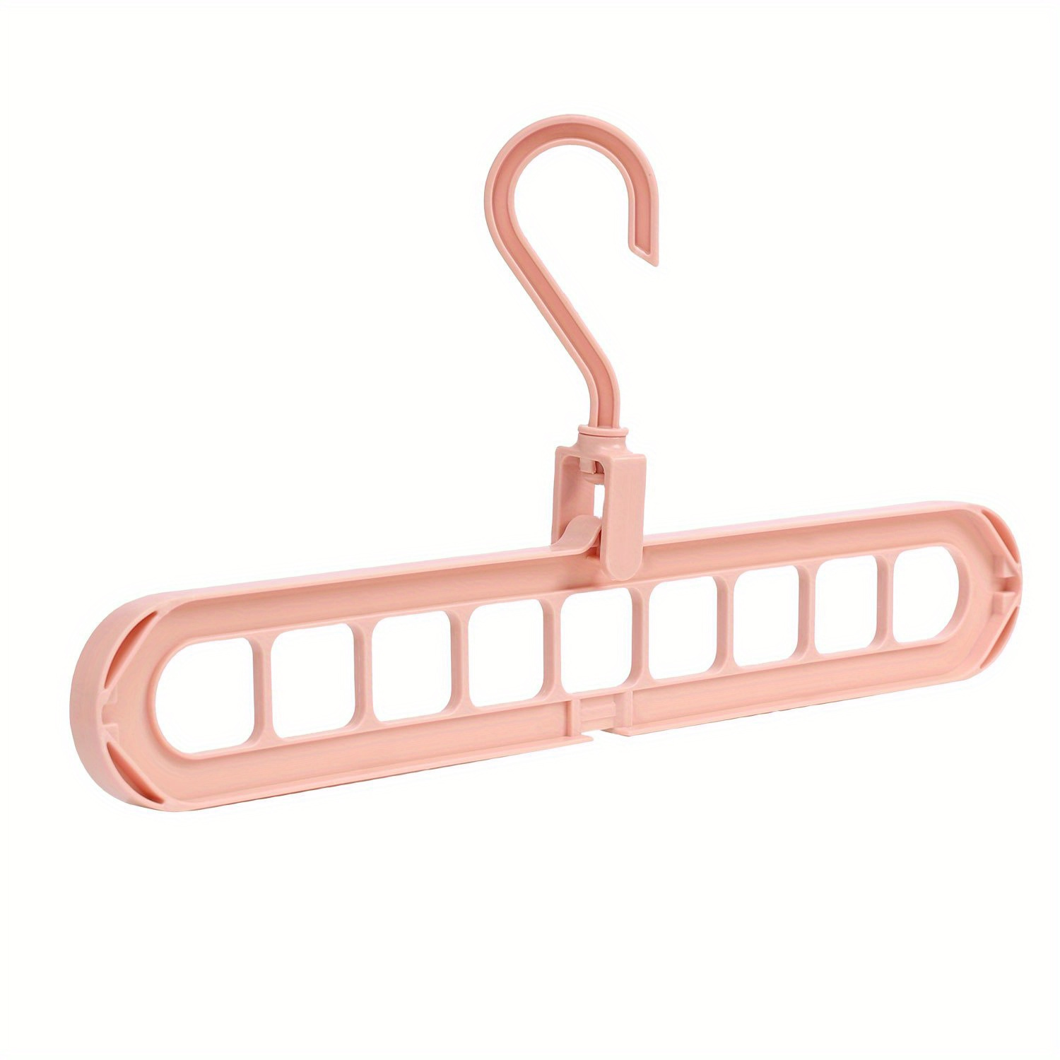 10 kpl liukumatonta dippimuovista valmistettua vaateripustinta asuntolan vaatteiden kuivaukseen aikuisten vaatteiden kuivausteline kotitalouksien paksujen vaatteiden tuki: Viininpunainen