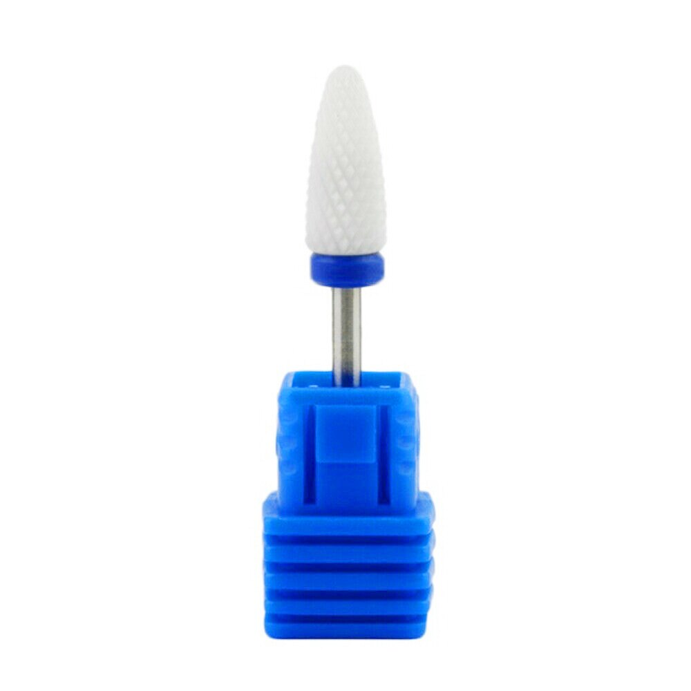 Milling Cutter For Manicure Ceramic Nail Drill Bits Pedicure Nail Polisher Rubber Remover Nail Tools Nail Sander Tip 2: arrowhead blue