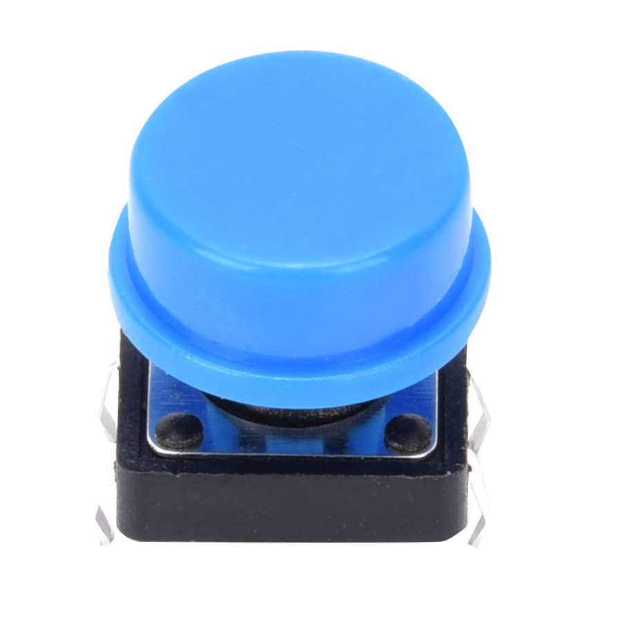 60 Pairs 4 Pin Blue Tactile Push Button Switch Micro Switch for Electronics