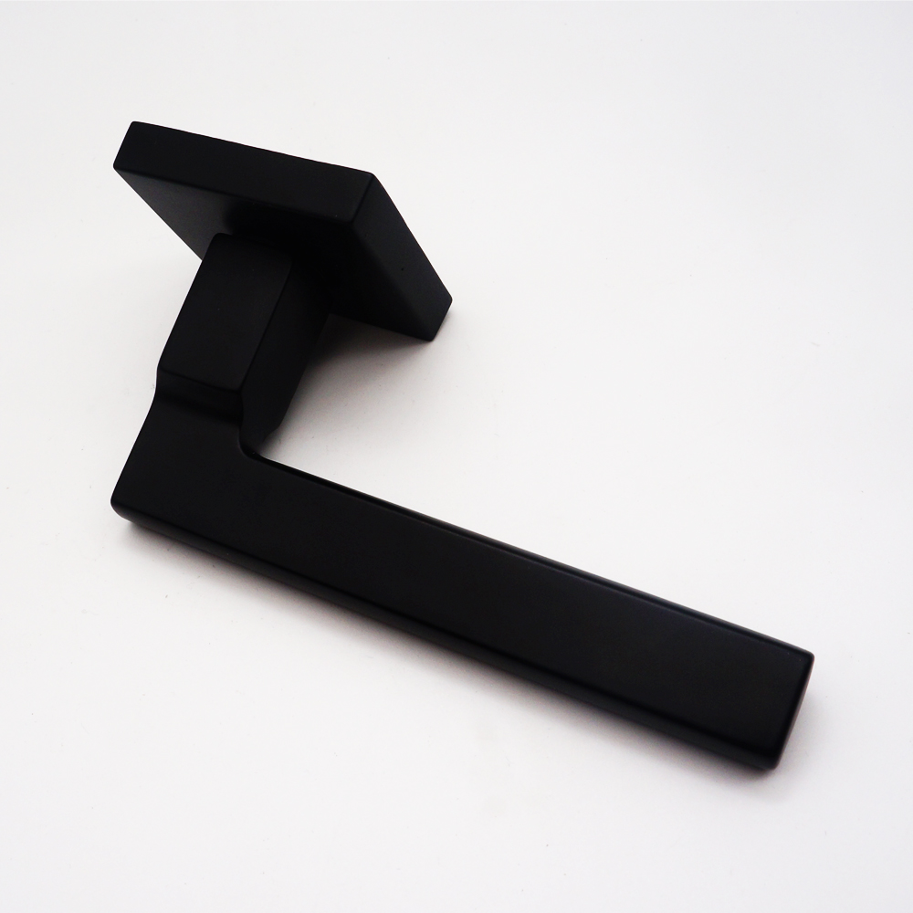 Modern Door Handle hardware Kitchen Bedroom Bathroom Room Office Hotel Wood Door Lock zinc aluminum handle for door hardware