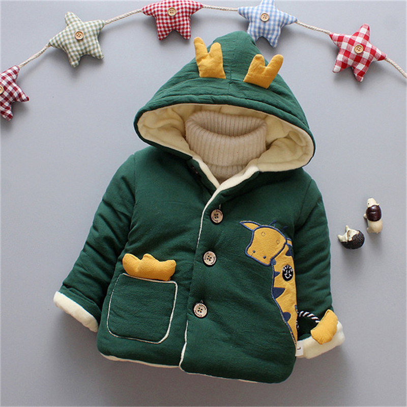 BibiCola baby jungen mäntel jacken winter warme infant cartoon dowm parkas oberbekleidung toddle baumwolle fleece samt mit kapuze schnee tragen