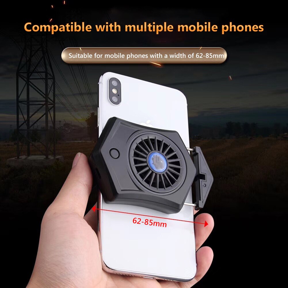 P9 Universele Mobiele Telefoon Radiator Cooler Oplaadbare Telefoon Cooler Desktop Game Koelventilator Radiator Voor Samsung Huawei Telefoon